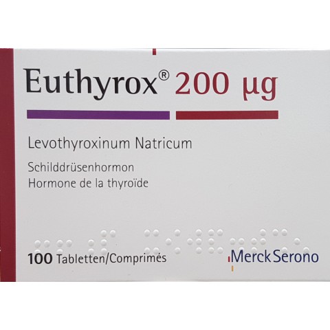 EUTHYROX 200 microgrammes (100 comprimés) EUTHYROX 200 microgrammes (100 comprimés)