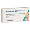 SILDENAFIL Sandoz 50 mg 4 comprimés 4 Stück