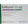 EUTHYROX 25 microgrammes 50 comprimés