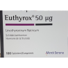EUTHYROX 50 microgrammes 50 comprimés
