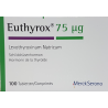 EUTHYROX 75 microgrammes 50 comprimés